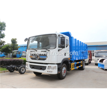 Chegada nova Dongfeng CUMMINS 180hp caminhão de transferência de lixo